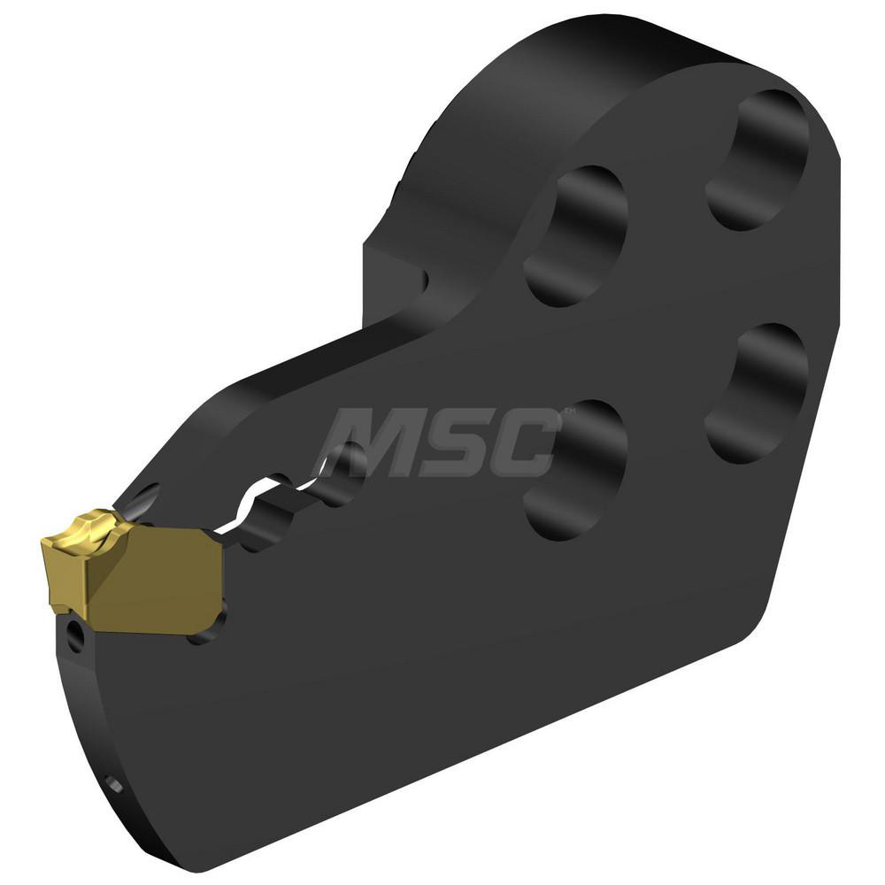 Sandvik Coromant Modular Grooving Head: Right Hand, Cutting Head, System Size 40, Uses QD Size G Inserts - 6427831
