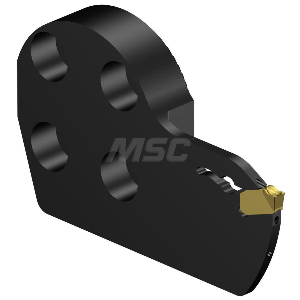 Sandvik Coromant Modular Grooving Head: Right Hand, Cutting Head, System Size 40, Uses QD Size G Inserts - 6427831