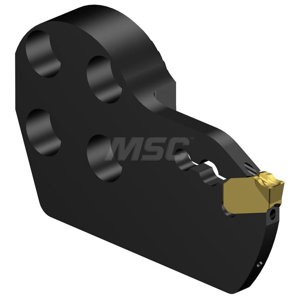 Sandvik Coromant Modular Grooving Head: Right Hand, Cutting Head, System Size 40, Uses QD Size G Inserts - 6427831