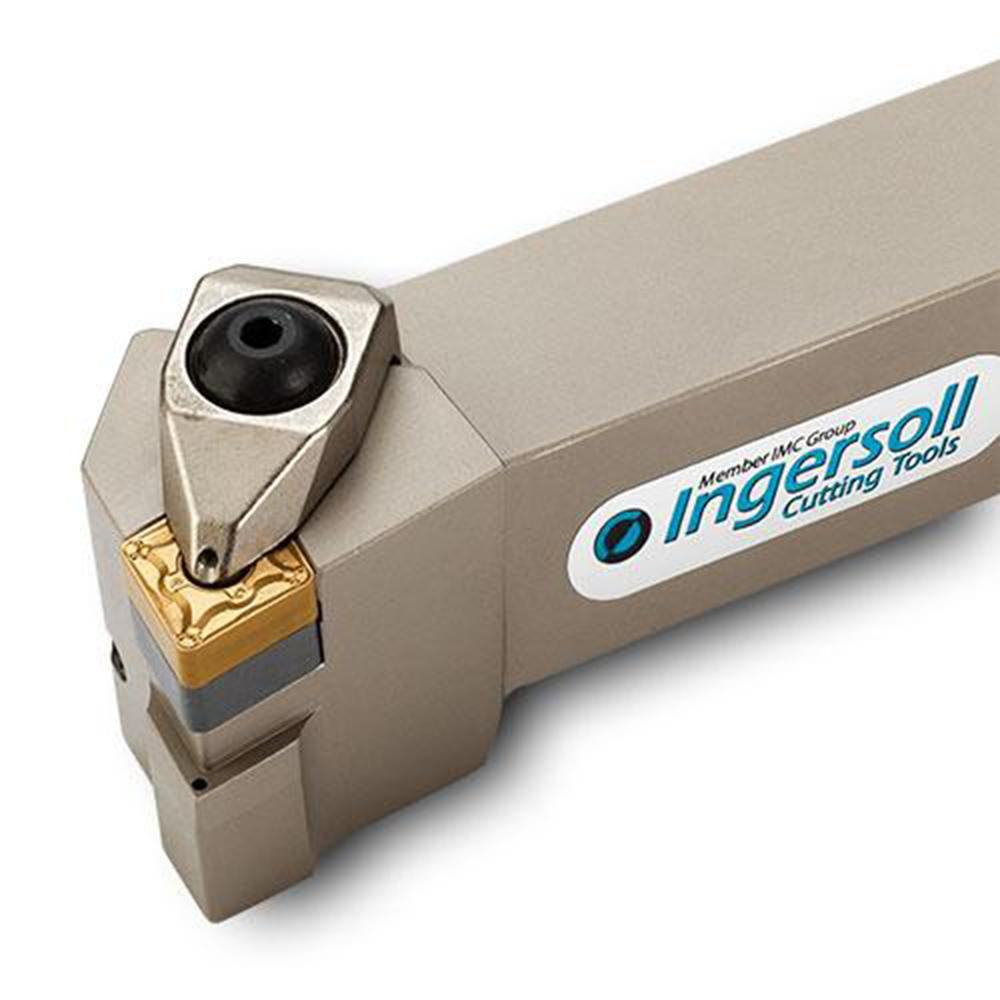 Ingersoll Cutting Tools Indexable Turning Toolholder: TCLNR20-33D, 95.0 deg Lead Angle, Clamp - 6160223