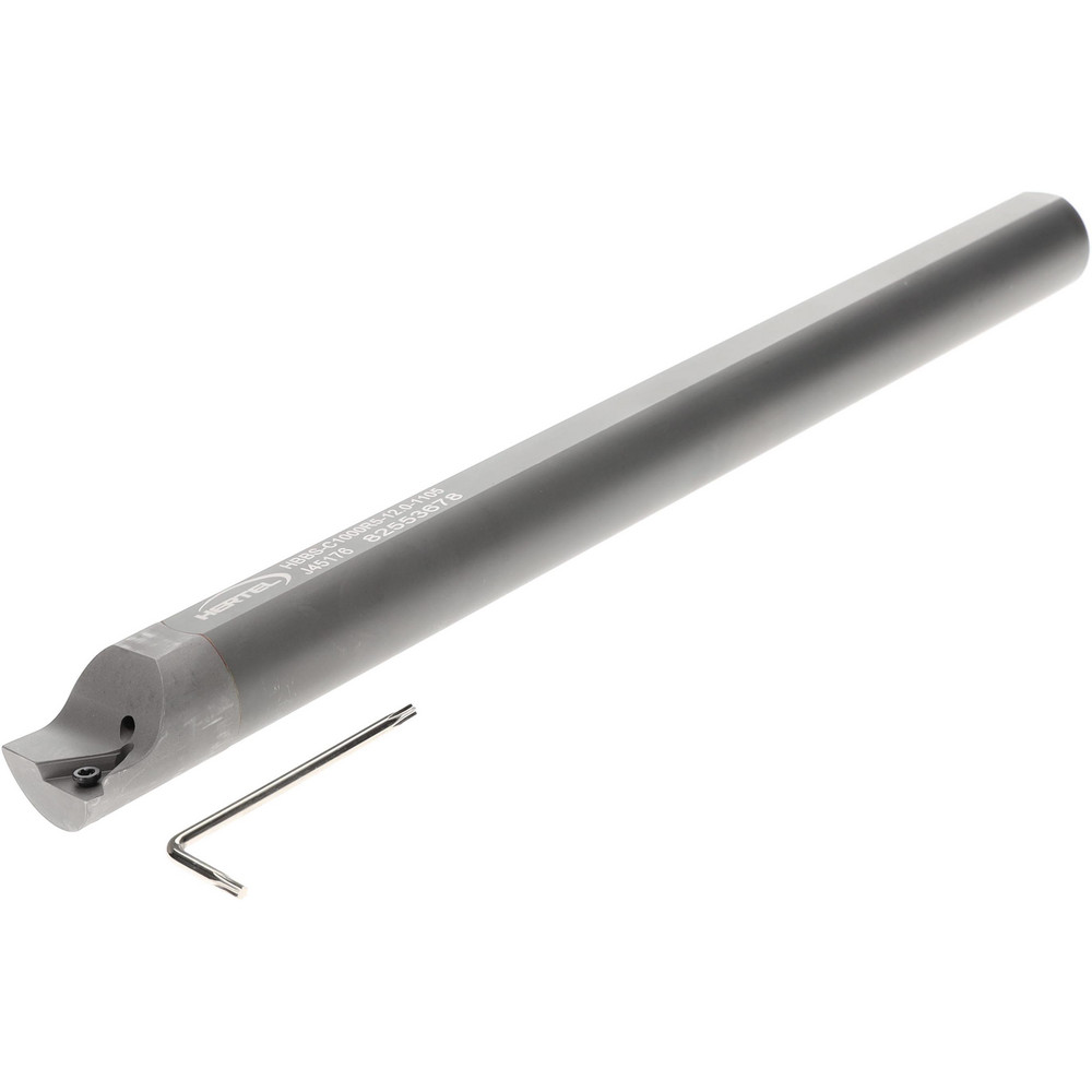 Hertel Indexable Boring Bar: HBBC-C250 & WPMT32.51, 0.2800" Min Bore, Solid Carbide - 8255383/7416022