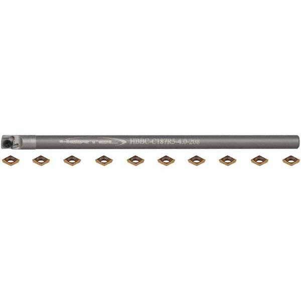 Hertel Indexable Boring Bar: HBBC-C250 & WPMT32.51, 0.2800" Min Bore, Solid Carbide - 8255383/7416022