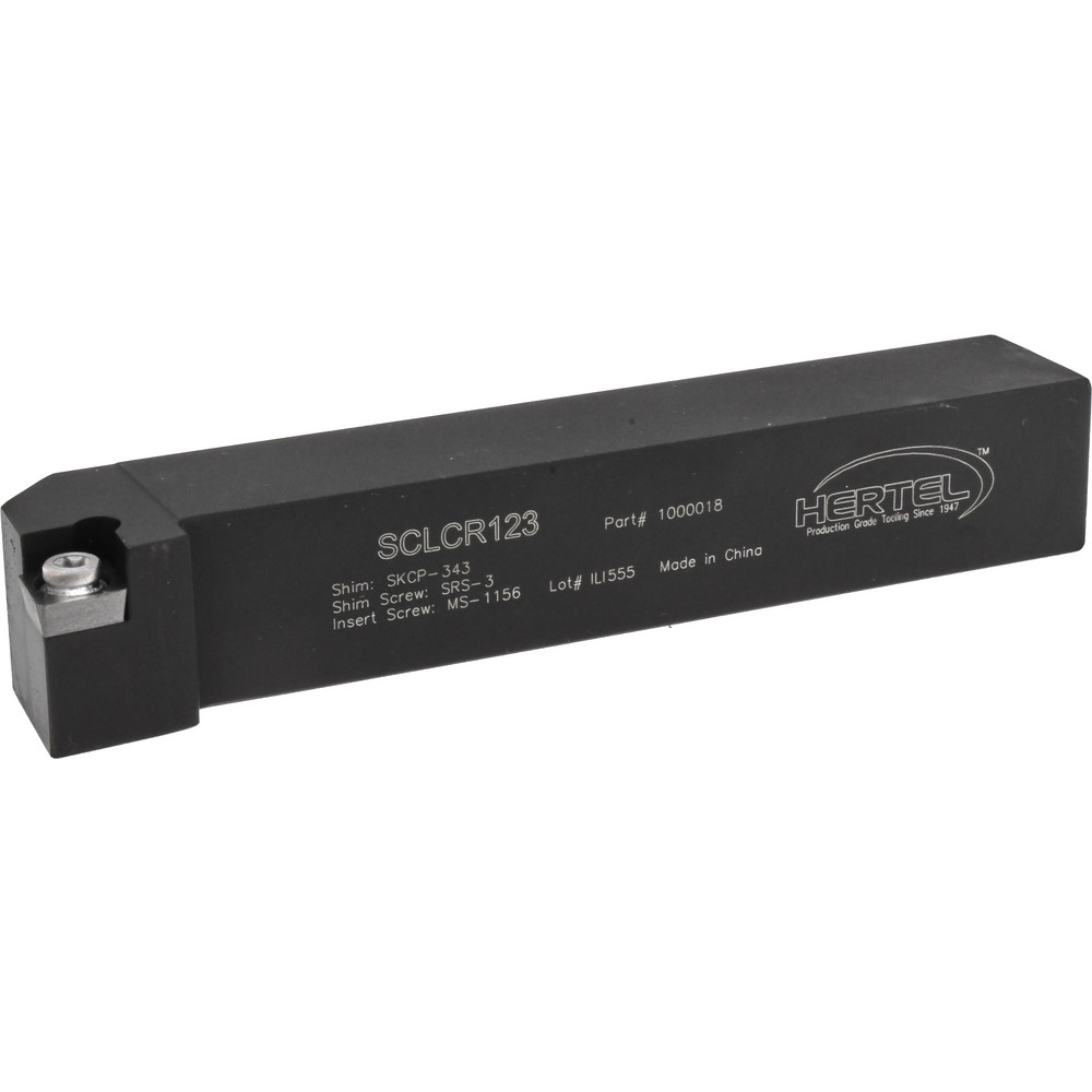Dorian Tool Indexable Turning Toolholder: SCLCR12-3B, Screw - 73310151812