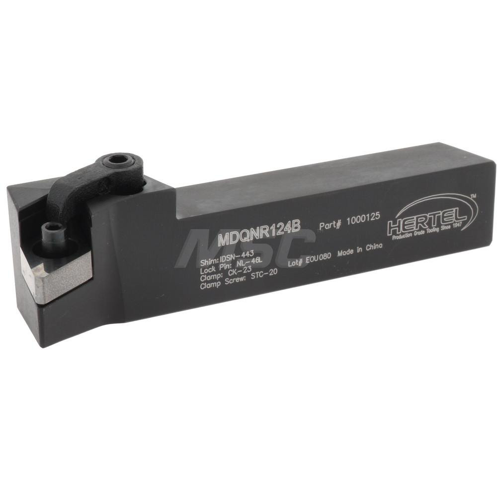 Kennametal Indexable Turning Toolholder: MDQNR124B, Clamp & Screw - 1096265