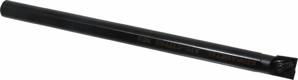 Kennametal Indexable Boring Bar: A10CTFPR2, 19.56 mm Min Bore, Right Hand, 15.88 mm Shank Dia, Steel - 1094876
