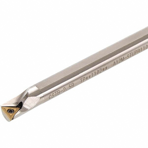 Tungaloy Indexable Boring Bar: A08-STUPR2-D11, 0.6880" Min Bore, 95 deg Lead, Steel - 6850464