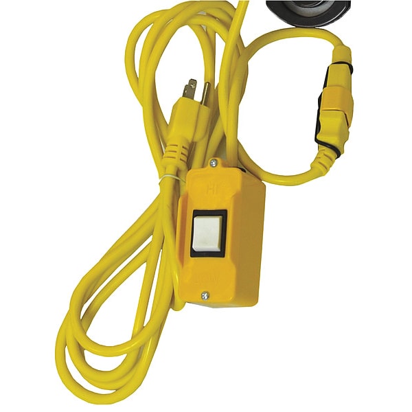 Tpi Industrial Extension Cord, Yellow, 6 ft - RS06-EC