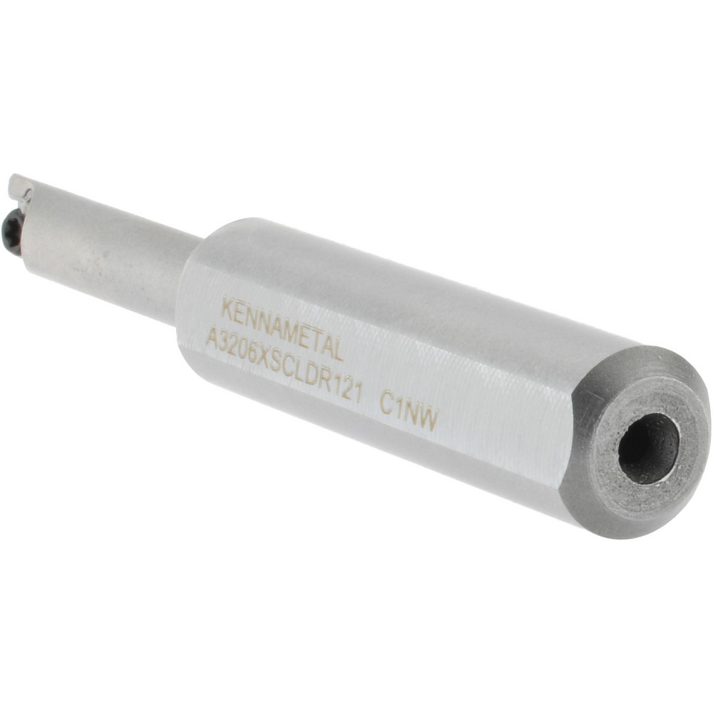 Kennametal Indexable Boring Bar: A3206XSCLDR121, 0.2300" Min Bore, Right Hand, 5 deg Lead, Steel - 1937970