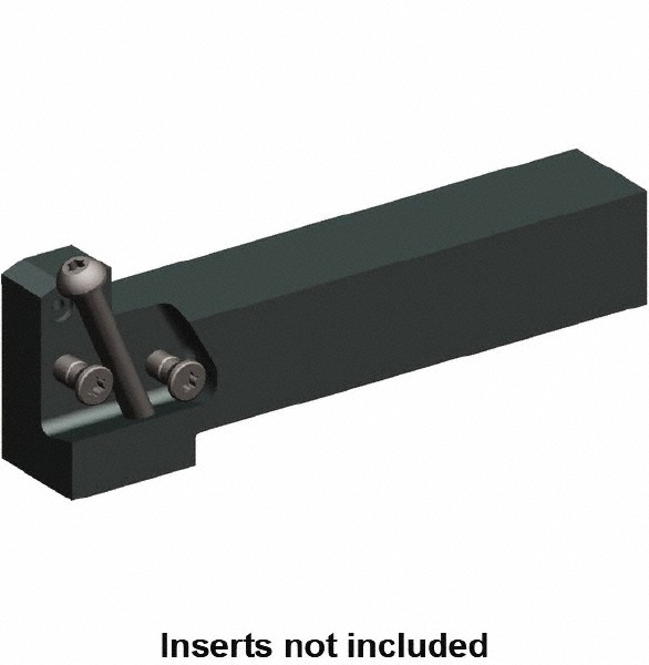 Kennametal Indexable Cutoff Toolholder: 1" Max Depth of Cut, 1" Max Workpiece Dia, Left Hand - 5979197