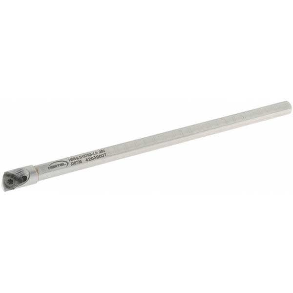 Hertel Indexable Boring Bar: HBBG-C312L3-6.0-.347, 0.3470" Min Bore, Left Hand, Solid Carbide - H08614836