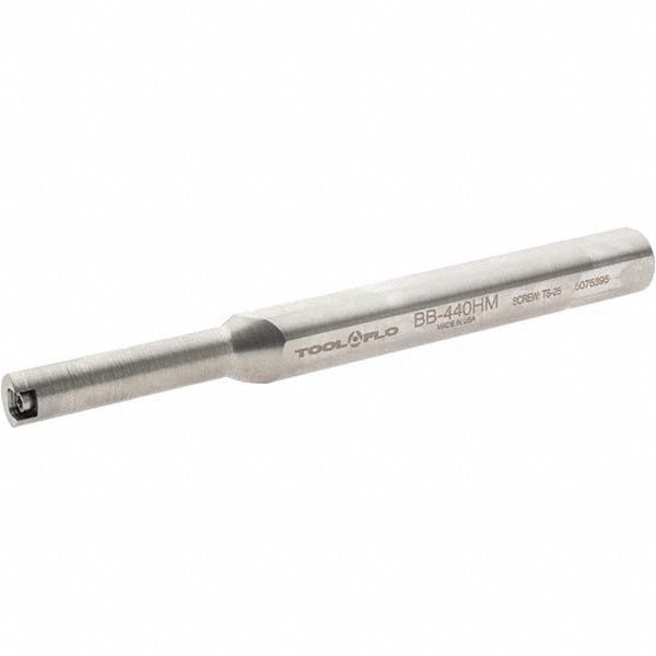 Tool-Flo Indexable Boring Bar: BB-440S, 0.4400" Min Bore, Steel - 9B440S