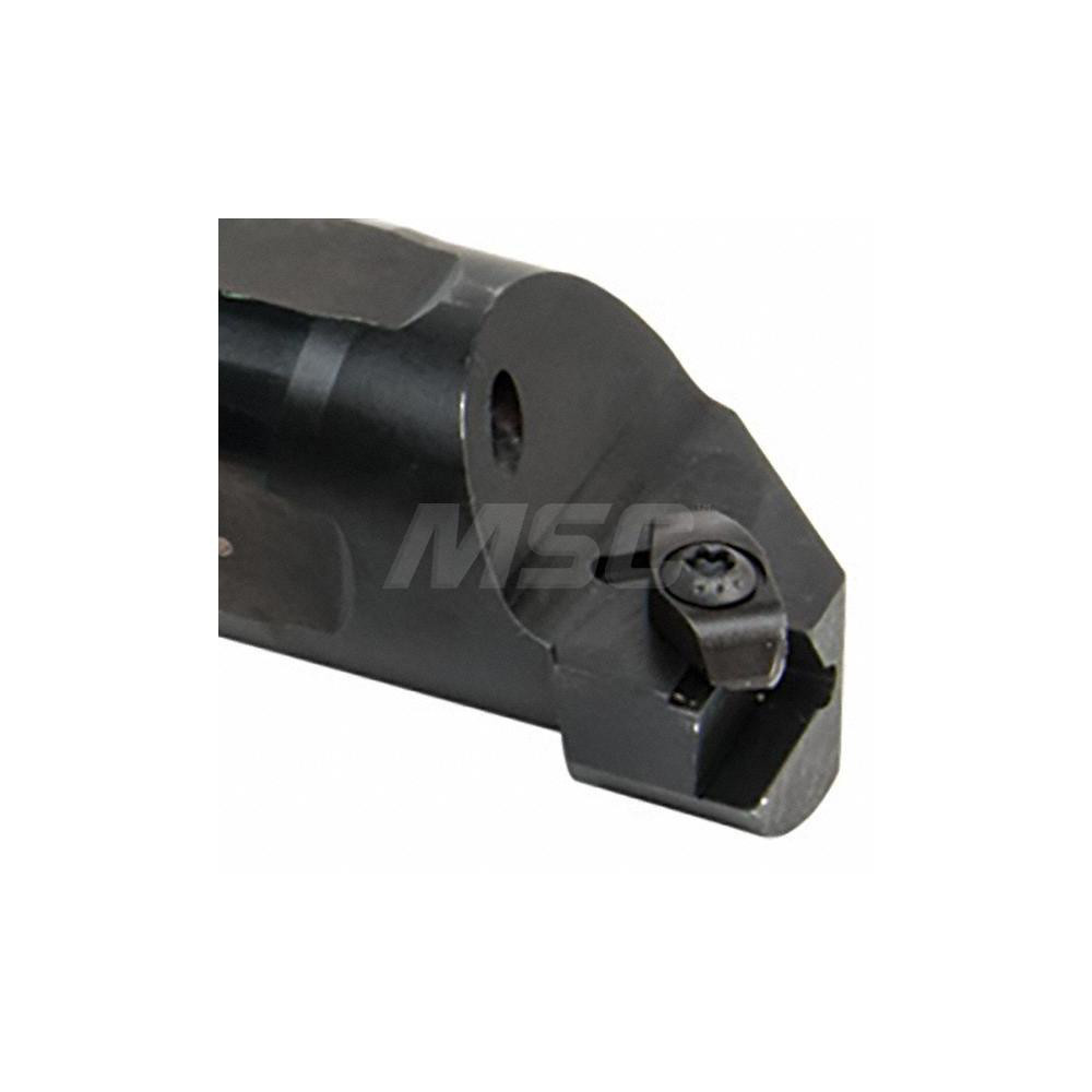 Kennametal Indexable Boring Bar: A28NEL4, 2-1/2" Min Bore Dia, Left Hand Cut, 1-3/4" Shank Dia, 3 ° Lead Angle, Steel - 1094848