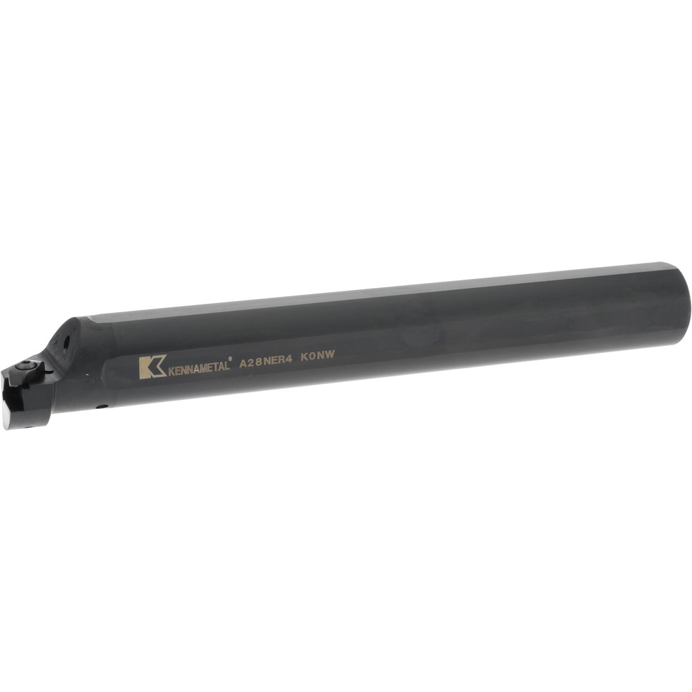 Kennametal Indexable Boring Bar: A28NEL4, 2-1/2" Min Bore Dia, Left Hand Cut, 1-3/4" Shank Dia, 3 ° Lead Angle, Steel - 1094848