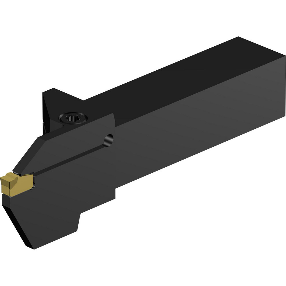 Tungaloy Indexable Grooving-Cutoff Toolholder: CTER20-5T32, 0.197" Min Groove Width, 1.26" Max Depth of Cut, Right Hand - 6880669