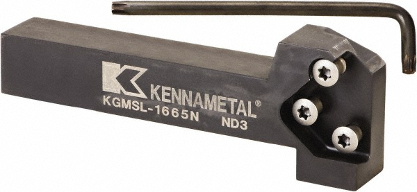 Kennametal Indexable Grooving-Cutoff Toolholder: KGMSR2065N, Right Hand - 3557104