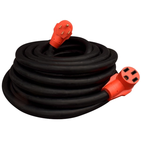 Plugit Extension Cord with Handle 50 Amps, Red - 50 ft. - PL2621927