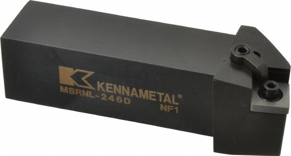 Kennametal Indexable Turning Toolholder: MSRNL246E, Clamp & Screw - 1096165