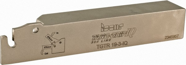Kennametal Indexable Cutoff Toolholder: 22 mm Max Depth of Cut, 44 mm Max Workpiece Dia, Right Hand - 5956541