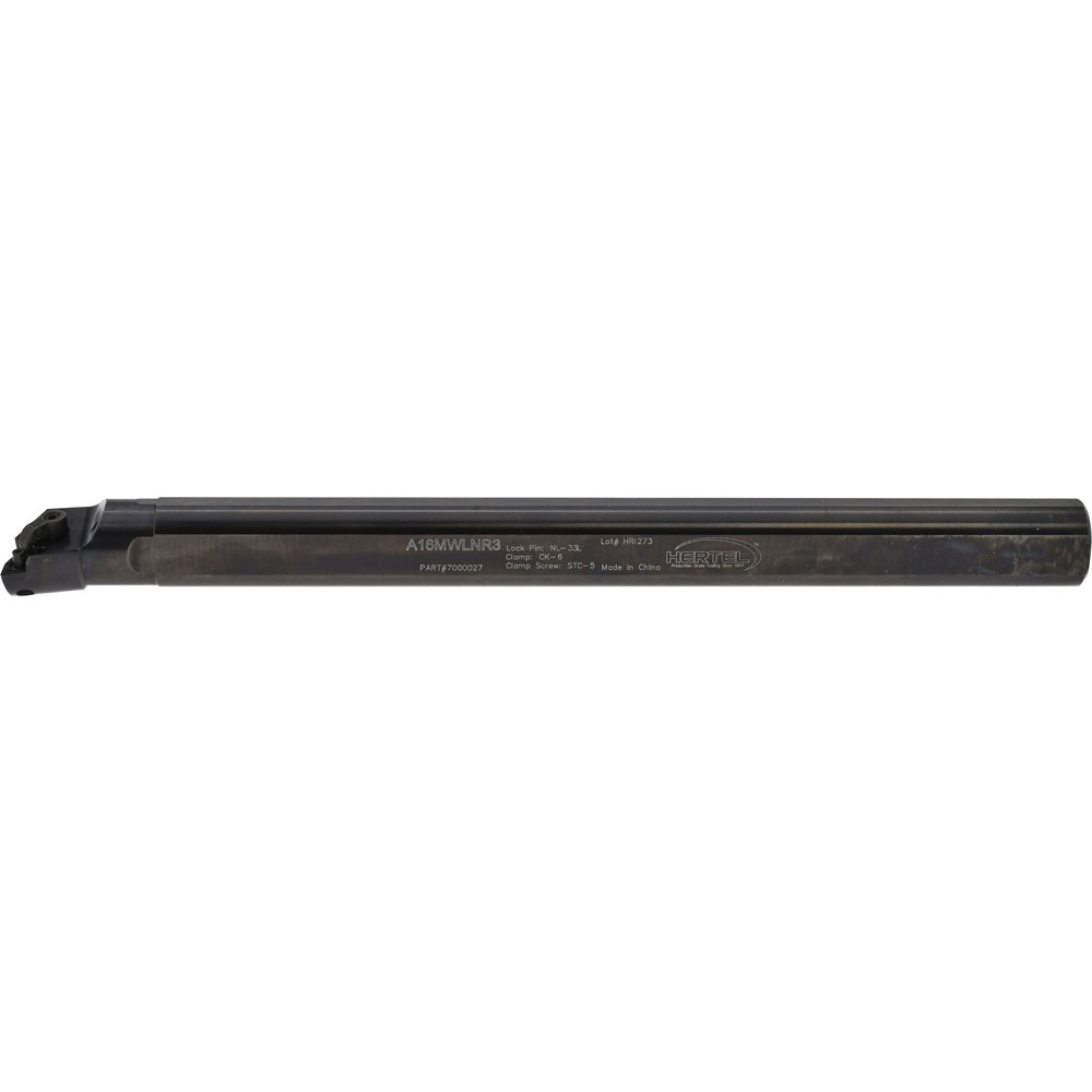 Iscar Indexable Boring Bar: A-MWLNR 16-4W, 1.2200" Min Bore, Right Hand, Steel - 3601359