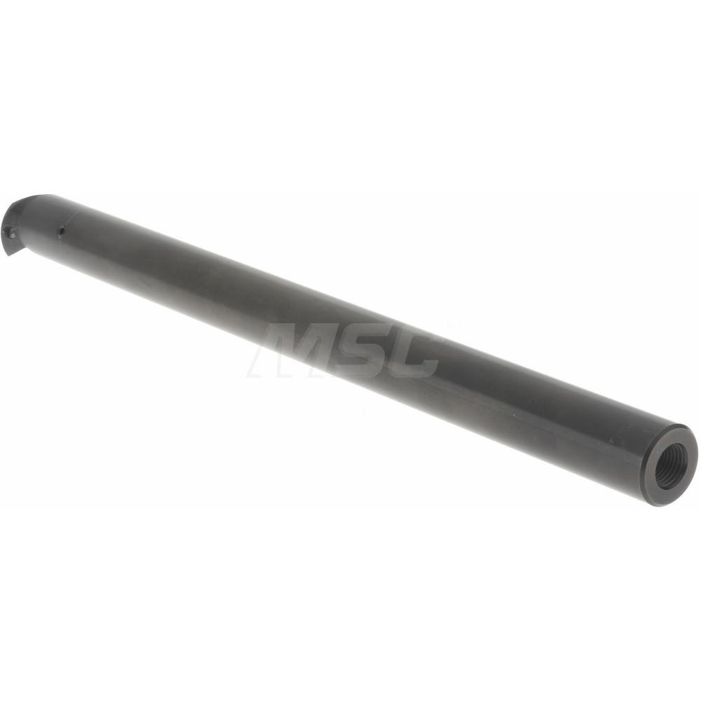 Hertel Indexable Boring Bar: A12SDUPL3 3/4", 0.9800" Min Bore, Left Hand, -3 deg Lead, Steel - 7000070