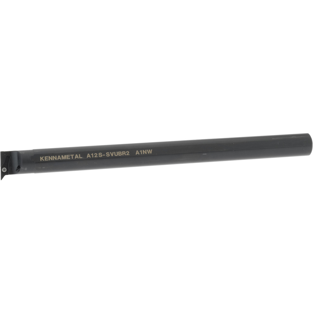 Hertel Indexable Boring Bar: A12SDUPL3 3/4", 0.9800" Min Bore, Left Hand, -3 deg Lead, Steel - 7000070