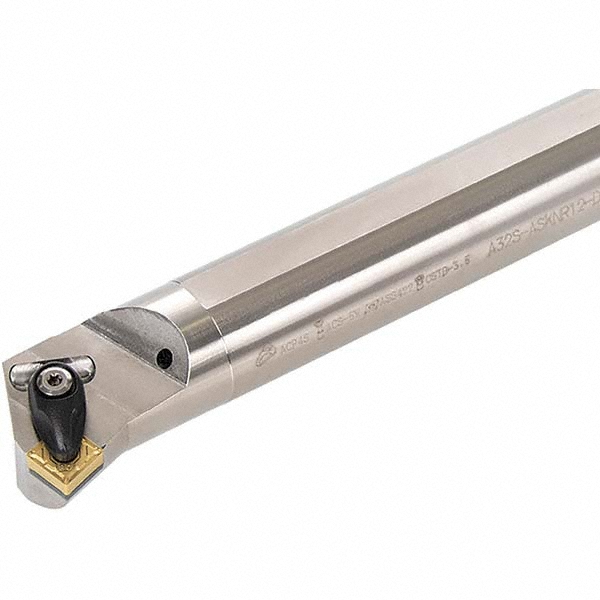 Tungaloy Indexable Boring Bar: A20-AVUNR3-D25, 1.5600" Min Bore, Right Hand, 93 deg Lead, Steel (Shank) - 6864314