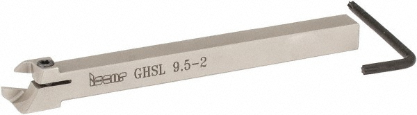Iscar Indexable Grooving Toolholder: GHSL 12-2 I, External, Left Hand, 25 mm Max Workpiece Dia - 2800491