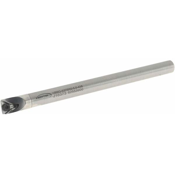 Widia Indexable Boring Bar: QSBI375750155R, 0.4380" Min Bore, Right Hand, -5 deg Lead, Steel - 2825801