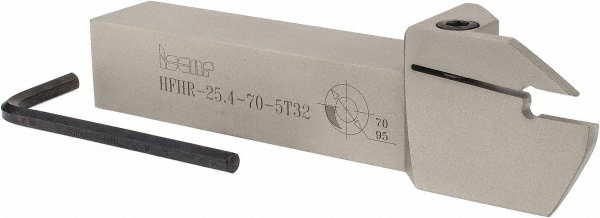 Ingersoll Cutting Tools Indexable Grooving Toolholder: TTER25.4-6T32-TB, 2.52" Max Workpiece Dia - 6174060