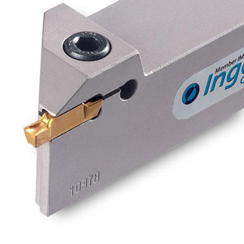 Ingersoll Cutting Tools Indexable Grooving Toolholder: TGFL19-4, 0.472" Max Workpiece Dia - 2830025