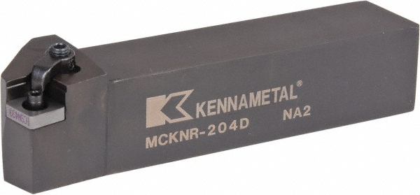 Kennametal Indexable Turning Toolholder: MCKNR204D, Clamp & Screw - 1096135