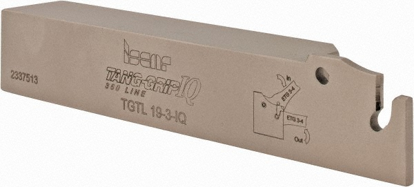 Iscar Indexable Grooving-Cutoff Toolholder: UBHCR 19-26, Right Hand - 2800526