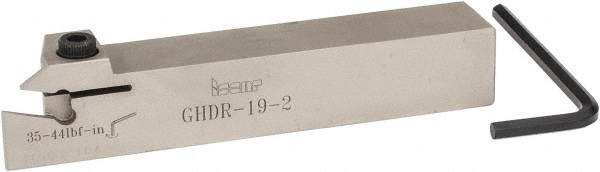 Iscar Indexable Grooving-Cutoff Toolholder: UBHCR 19-26, Right Hand - 2800526