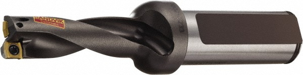 Komet Indexable Insert Drill: KUBT2,5D0750R03C0750EF, 3/4" Max Dia, 1-7/8" Max Depth, 2.5xD, 3/4" Shank Dia - 1589619109