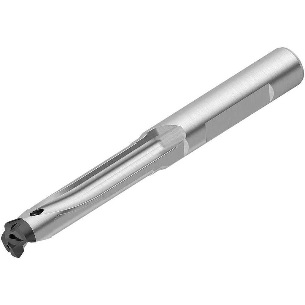 Kennametal Replaceable-Tip Drill: 9 to 18 mm Dia, 42 mm Max Depth, 18 mm Weldon Flat Shank - 6953895