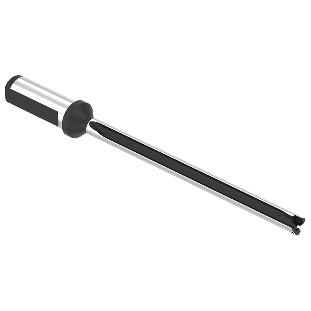 Allied Machine and Engineering Spade Drill: 0.4370 to 0.4990" Dia, 1.4520" Max Depth, Straight Flute - HTAZA03-075F
