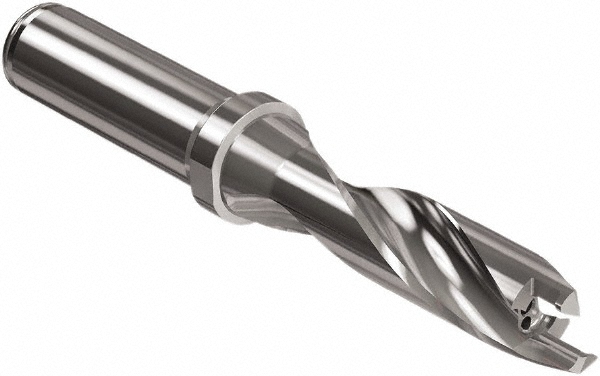 Kyocera Replaceable-Tip Drill: 18 to 18.99 mm Dia, 95 mm Max Depth, 25 mm Flange Shank - THD08681