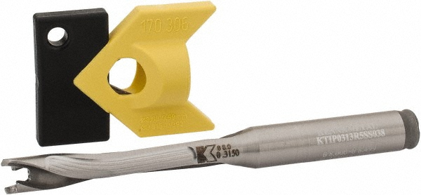 Sandvik Coromant Indexable Insert Drill: A880-D0812LX25-04, 7/8" Max Dia, 4xD, 1" Shank Dia - 5723698