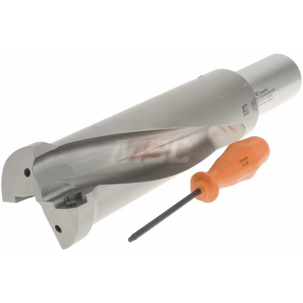 Kennametal Indexable Insert Drill: DFT3250R2SSF200, 82.80 mm Max Dia, 206.50 mm Max Depth, 2.5xD - 1528427