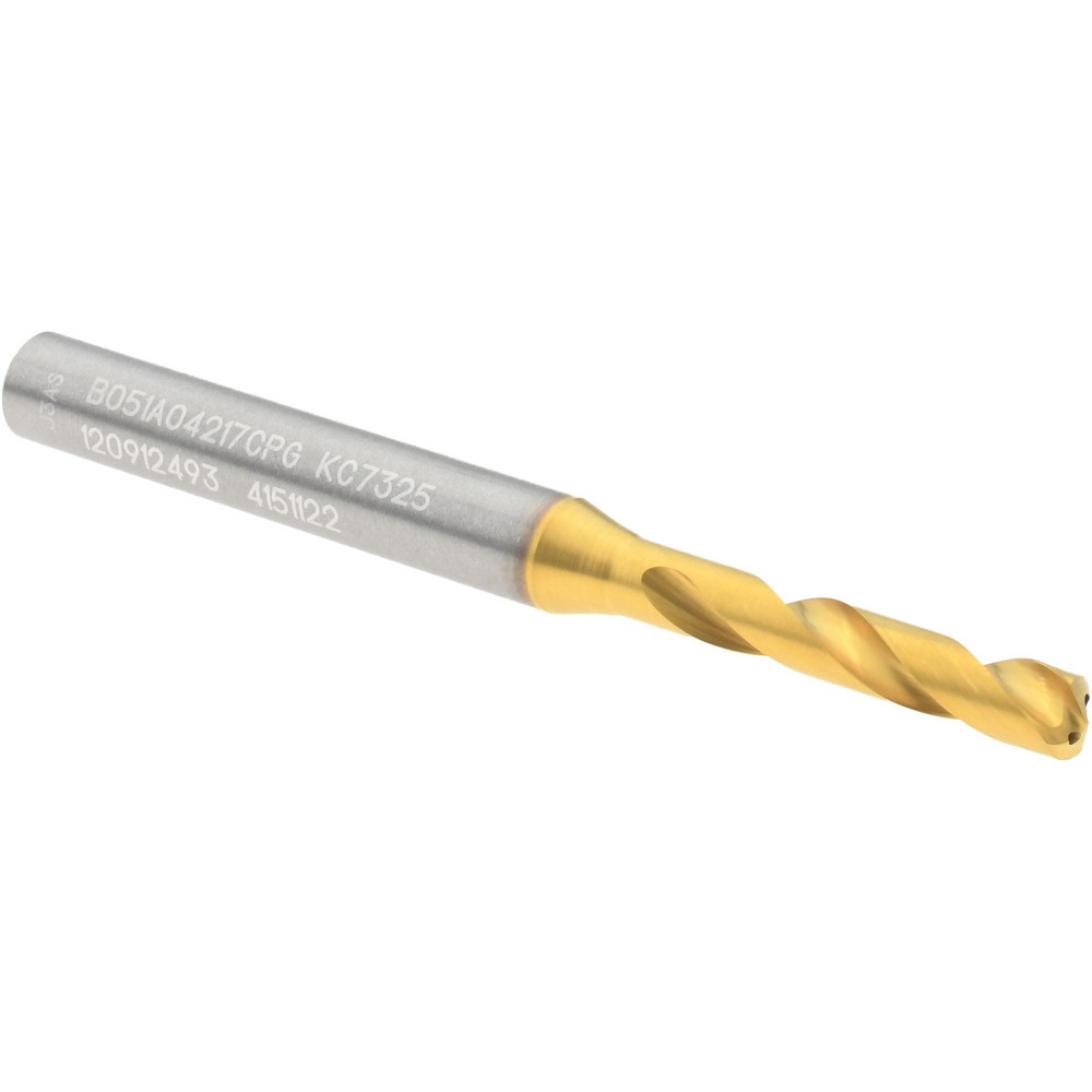 Kennametal Replaceable-Tip Drill: 19.05 to 19.55 mm Dia, 140 mm Max Depth, 19.05 mm Straight-Cylindrical Shank - 1519263