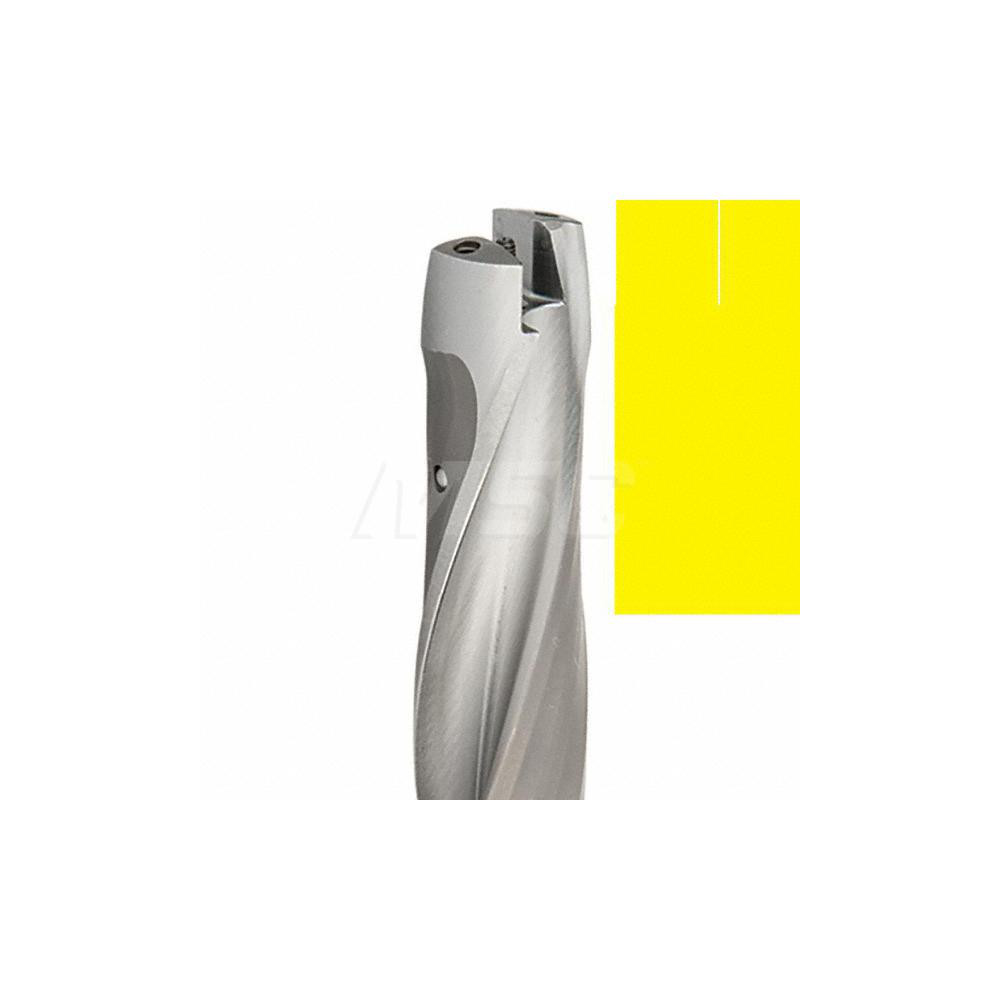Kennametal Replaceable-Tip Drill: 19.05 to 19.55 mm Dia, 140 mm Max Depth, 19.05 mm Straight-Cylindrical Shank - 1519263