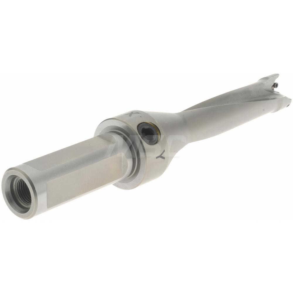 Kennametal Indexable Insert Drill: DFT0688R4SSF075, 0.8380" Max Dia, 2.7500" Max Depth, 4xD, 0.7500" Shank Dia - 1522175