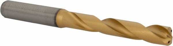 Kennametal Indexable Insert Drill: DFT0688R4SSF075, 0.8380" Max Dia, 2.7500" Max Depth, 4xD, 0.7500" Shank Dia - 1522175