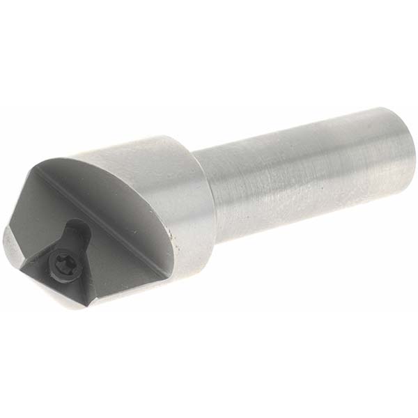 Cutting Tool Technologies 0.94" Max Dia, 1/2" Shank Dia, 0.39" LOC, 82° Included Angle, Indexable Countersink - 8PC-010-C