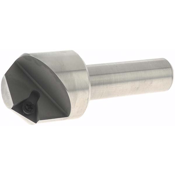 Cutting Tool Technologies 0.94" Max Dia, 1/2" Shank Dia, 0.39" LOC, 82° Included Angle, Indexable Countersink - 8PC-010-C