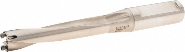 Sumitomo Replaceable-Tip Drill: 14.51 to 15.5 mm Dia, 2.126" Max Depth, 3/4" Straight-Cylindrical Shank - 5L00W0C
