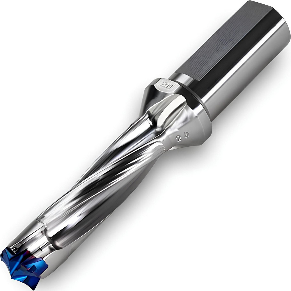 Ingersoll Cutting Tools Replaceable-Tip Drill: 17 to 17.9 mm Dia, 55 mm Max Depth, 20 mm Cylindrical Shank - 6334323