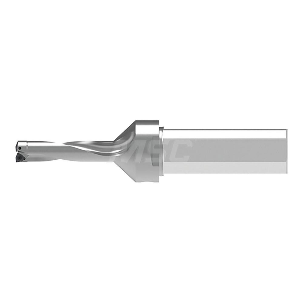 Seco Indexable Insert Drill: SD524-1000-400-1250R7, 1" Max Dia, 4" Max Depth, 4xD, 1-1/4" Shank Dia - 03080302