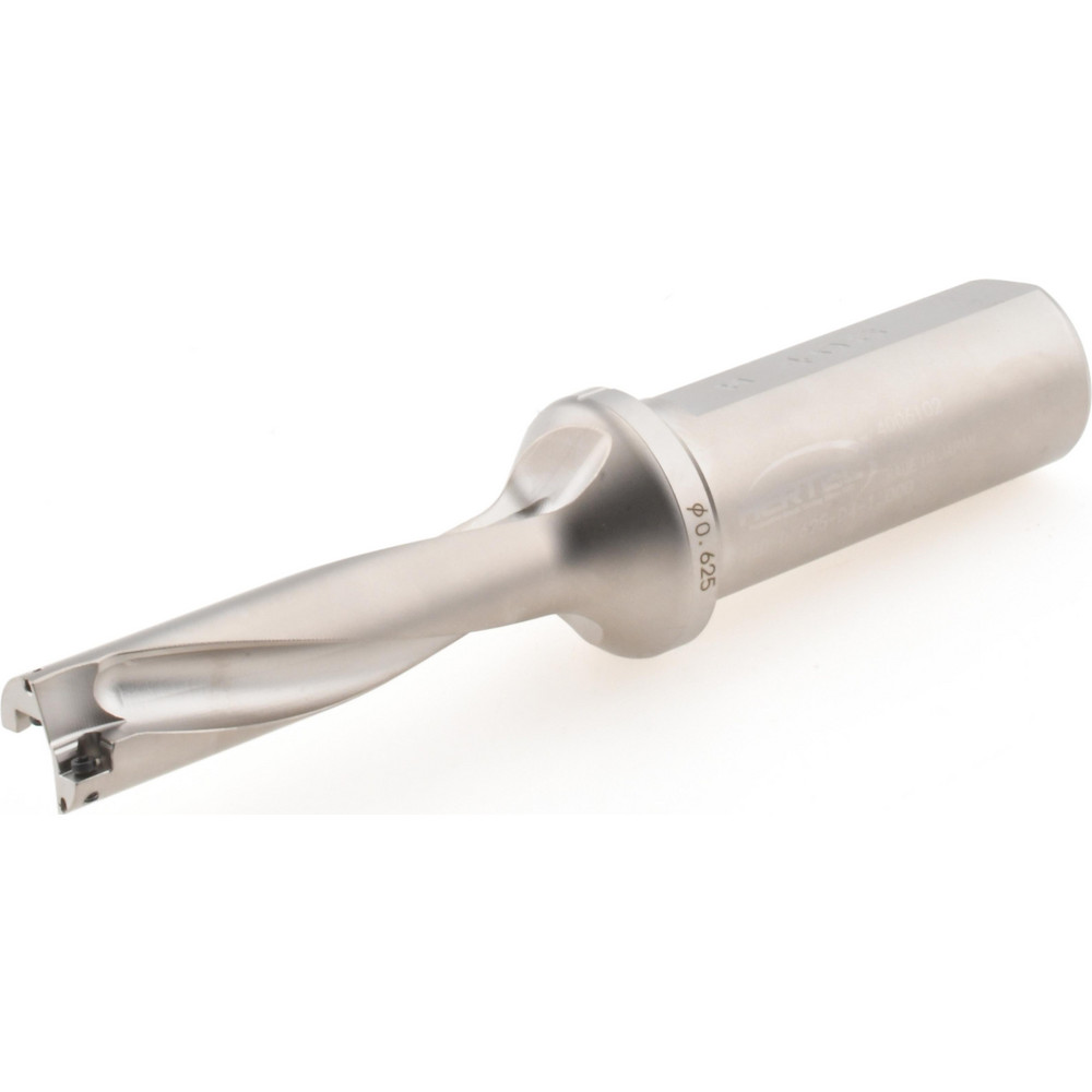 Kennametal Indexable Insert Drill: DFT0984R2SSF100, 1-7/64" Max Dia, 2-1/2" Max Depth, 2.5xD, 1" Shank Dia - 1527687
