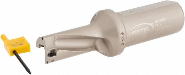 Komet Indexable Insert Drill: MD9002D180R06C25, 18.00 mm Max Dia, 36.00 mm Max Depth, 2xD, 25.00 mm Shank Dia - 10852180